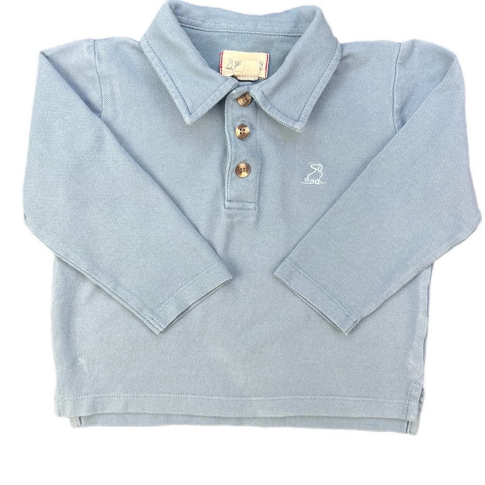 ME & HENRY Long Sleeve Knit Polo - 2-3Y